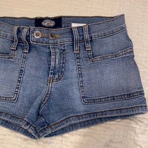 Just USA Light Blue Juniors Denim Shorts - Vintage
